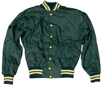 Vintage West Wind 80's American College Bomber Baseball Jacket USA Made Apex-image