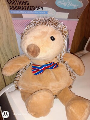 cozy hugs aromatherapy plush hedge hog 14  hot/cold (ceramic beads)-image