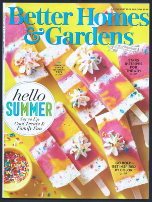 New Better Homes And Garden Magazine July/Aug 2022 No Label-Hello Summer-image