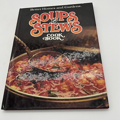 Better Homes and Gardens Soups & Stews Cookbook 1984Hardcover   BW-image