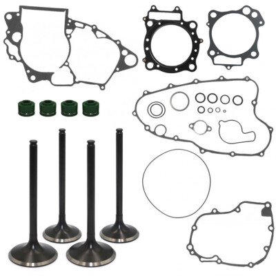 US For Honda CRF450R 2002-2006 Motorcycle Complete Intake Exhaust Valves Gasket-image