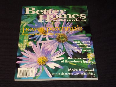 1998 APRIL BETTER HOMES & GARDENS MAGAZINE - POWER PERENNIALS COVER - E 2662-image