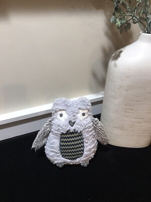 Pier 1 Imports Plush Grey Herringbone Owl 9