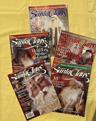 5 Vintage Better Homes & Gardens Santa Claus - Christmas Issues-image