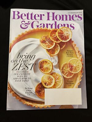 BETTER HOMES AND GARDENS  BRING ON THE ZEST MAY 2020 - PRE-OWNED-image