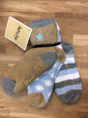 Soft & Cozy 3-pack Socks, Brown-image