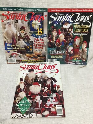 Santa Claus Better Homes Magazines 91 93 94 art crafts diy patterns-image