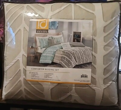 Adel Cozy Comforter Geometric Design Modern All Season Vibrant Color Bedding Set-image