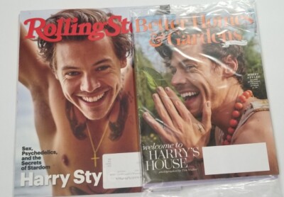 Harry Styles Rolling Stone Sept.2019 Better Homes Gardens June 2022 Harrys House-image