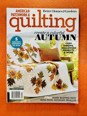 Better Homes & Gardens Magazine American Patchwork & Quilting Autumn Project NEW-image