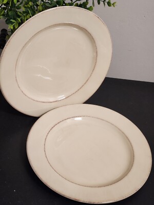 Pier 1 Set Of 2 Rustic Toscana Ivory Oversized 13