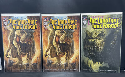 Zorro in The Land That Time Forgot #2-3 2016 NM Edgar Rice Burroughs HTF Rare-image