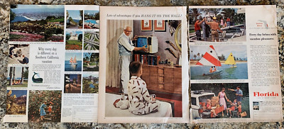 1961 BETTER HOMES & GARDENS MAGAZINE Ads Disney Mickey Florida So Cal DEL MONTE-image