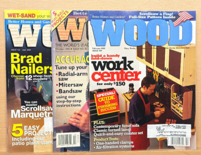 Wood Better Homes And Gardens  Magazine Lot Of 3 June 02 Oct 95 Feb 02-image