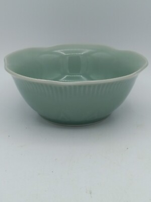 Vintage Celadon exclusively Pier 1 Fruit Dessert Bowl - Made in China-image