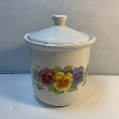 Jay Corning Corelle: SUMMER BLUSH Pansies:  5.75