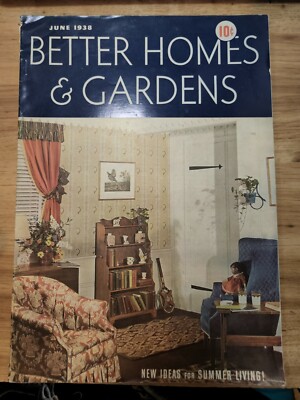 Better Homes And Gardens June 1938 Vintage Ephemera Advertisement-image