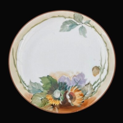 Vtg Nippon Morimura Bros Hand Painted 7.75