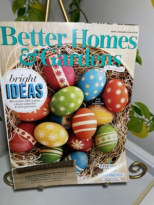 Better Homes AND Gardens Magazine April 2022 Bright Ideas-image