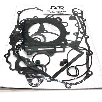 Complete Gasket Kit for 2005-2017 Honda CRF450X Top & Bottom L@@K DCR-GE106-image