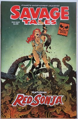 SAVAGE TALES RED SONJA HALLOWEEN SPECIAL ONE-SHOT DYNAMITE 2019🔥-image
