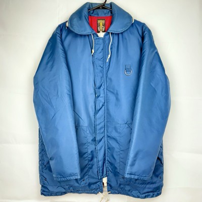 Vintage America's Cup Flotation Yachting Jacket Adult L Sailing Coat Navy Blue-image