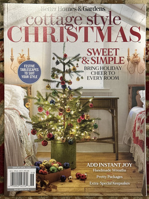 Better Homes & Gardens Cottage Style Christmas Magazine Issue 2024-image