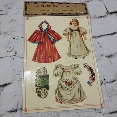 Paper Doll + Clothes Reproduction,Treasure House Imports, Turn of Century Design-image