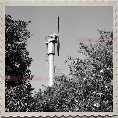 50s RIVERSIDE CITY WIND TURBINE CALIFORNIA ORANGE HARVEST VINTAGE USA Photo 7973-image