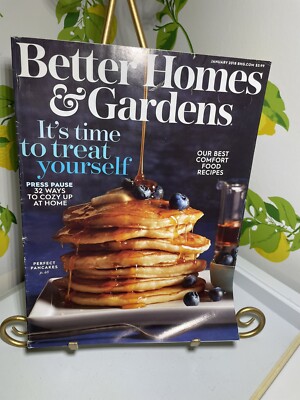 Better Homes & Gardens Jan 2018 Perfect Pancakes, Best Comfort Food Recipes-image