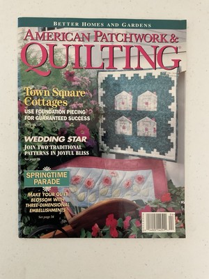 VTG Better Homes & Garden American Patchwork & Quilting Magazine April 1996-image