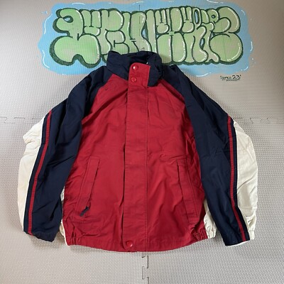 Vintage 90’s Ivy Crew Sport L Skiing Jacket Insulated Water Resistant Puffer-image