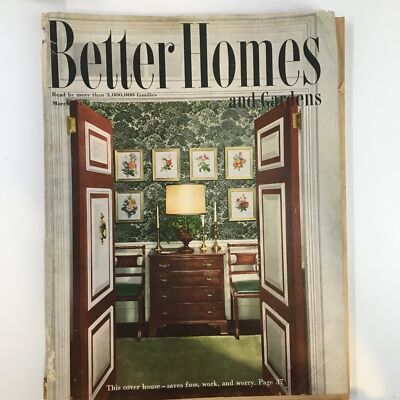 Better Homes & Gardens Magazine March 1949 How To Live on A Slope and Like It-image