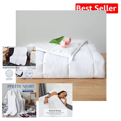 12lbs Twin Size Weighted Blanket - Cozy 48