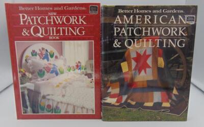Lot of 2 Better Homes and Gardens Patchwork & Quilting Books-image