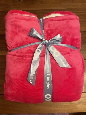 New Cozy Valentine Hot Pink OODIE hooded wearable blanket adult one size osfm-image