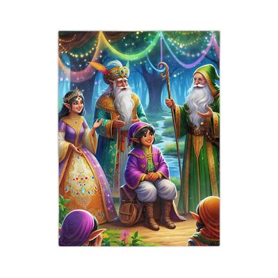 Magical Velveteen Microfiber Blanket, Cozy Throw, Fairy Tale Comfort, Kids Room-image