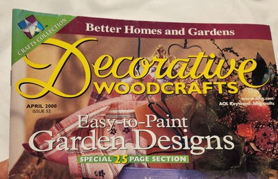 Decorative Woodcraft Magazine April 2000 Issue 52 With Patterns-image