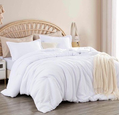 Wilmer 3-Piece Waffle Weave Comforter Set - Soft and Cozy All Season Bedding ...-image