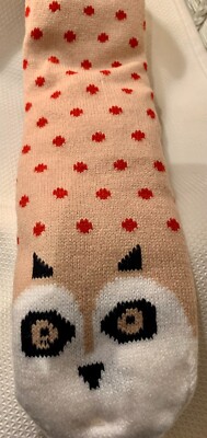 Womens Soft Sherpa Lined Non Skid Slipper Socks-image