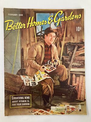 VTG Better Homes & Garden Magazine February 1940 Apples and Pears From One Tree-image