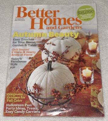 Better Homes and Gardens - October 2011 Autumn Beauty Easy Touches For Your Home-image