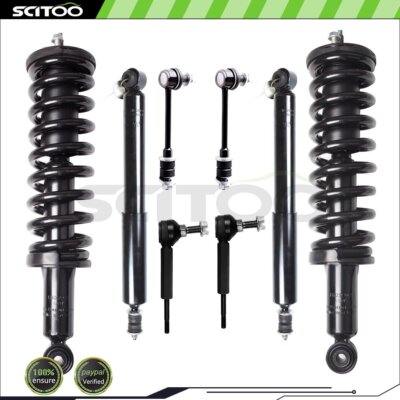 For Toyota 4Runner 1996-2002 Front Rear Complete Shock Strut  Sway Bar Links 8pc-image