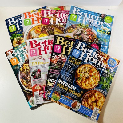 8 Lot Better Homes and Gardens Magazines Decorating Recipes 2023-2024 Christmas-image