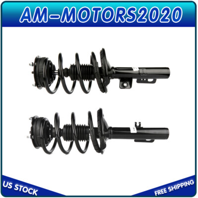 2 Pcs For 2005-2007 Ford Five Hundred Front Complete Struts Shocks Coil Spring-image
