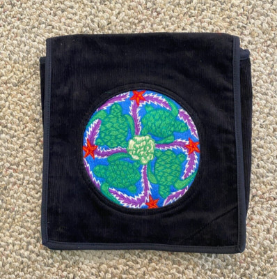 Crossbody Bag Purse Boho Venus Imports Embroidered Turtles in an artistic design-image