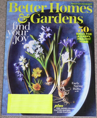magazine:        Better Homes and Gardens February, 2021;       volume 99, no. 2-image