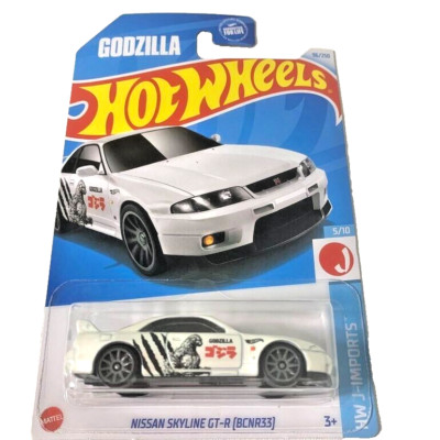 HOT WHEELS 2024 NISSAN SKYLINE GT-R (BCNR33) 96/250 HTC44 GODZILLA ASADA DESIGN-image