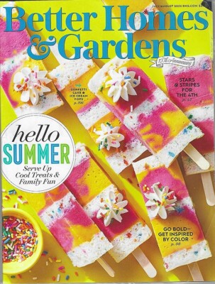Better Homes & Gardens - Summer Treats & Fun - July-August 2022 - New in Bag-image