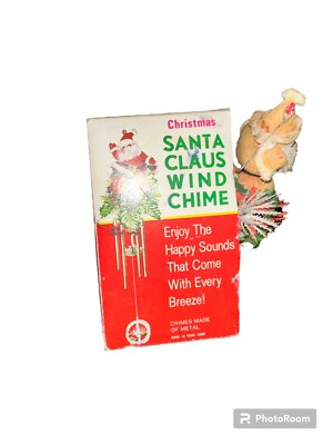 Vintage Christmas Santa Claus Wind Chime-image